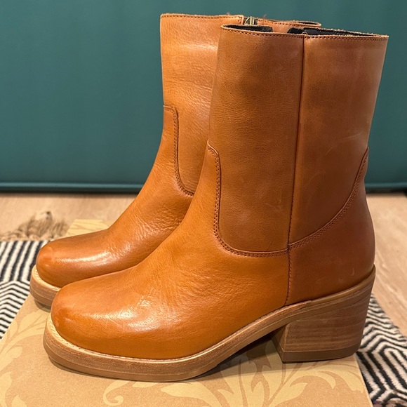 Dingo Roxy Boots Leather Size 9.5 1970s Style - Picture 1 of 4